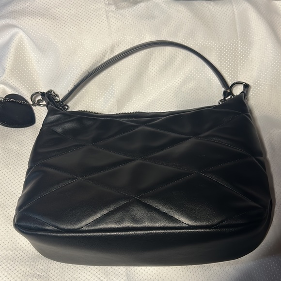 Juicy Couture Faux Leather Purse AS-IS needs new Shoulder Strap Upcycle - Picture 2 of 5